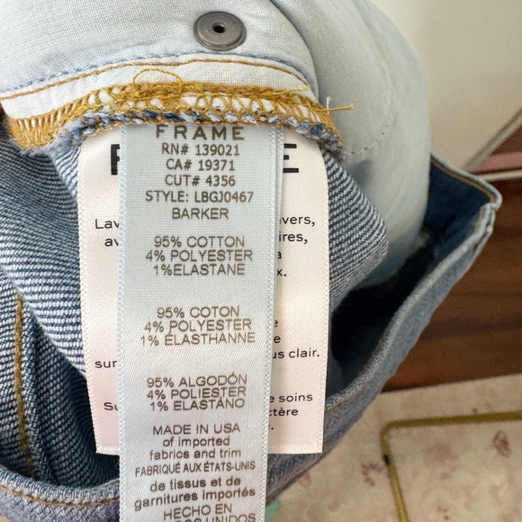 Frame Denim Barker High Rise Jeans Size 23 - Picture 5 of 5